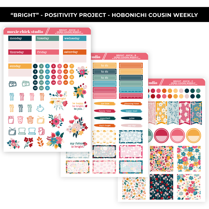 POSITIVITY PROJECT BRIGHT 'HOBONICHI COUSIN - WEEKLY' - NEW RELEASE