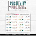 POSITIVITY PROJECT KIT - COURAGE // NEW RELEASE - That Moxie Chick Studio
