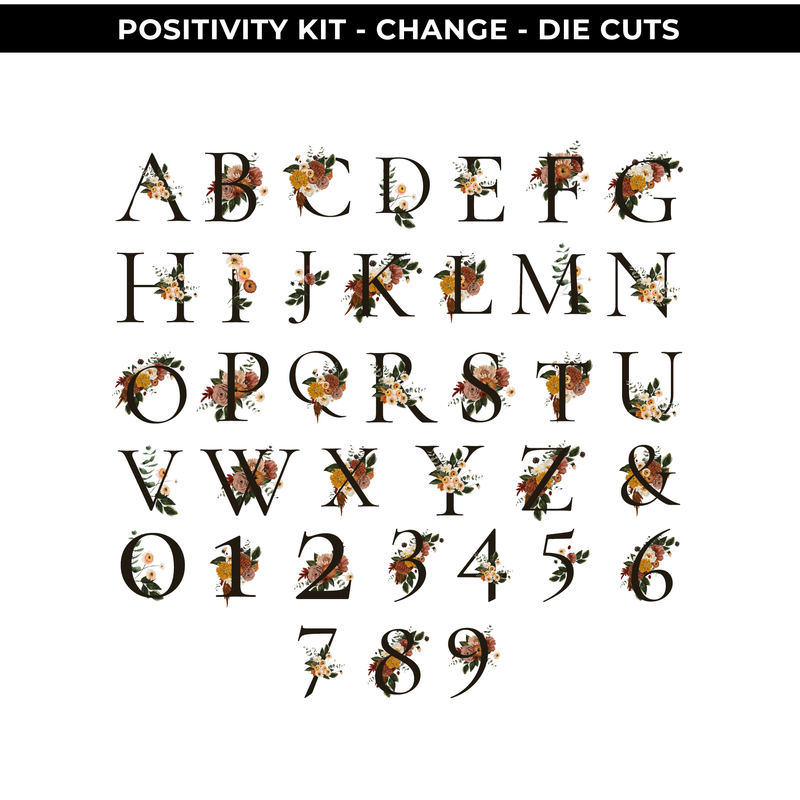 CHANGE POSITIVITY PROJECT - DIE CUTS - NEW RELEASE