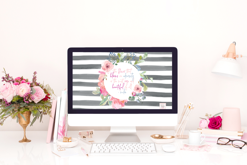 May Floral Wallpaper Freebies (For desktop and phones)