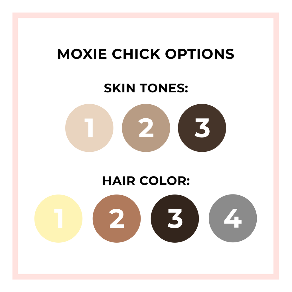 AUDIOBOOK MOXIE CHICK SOFT NEUTRAL READ (HAND DRAWN) / QUARTER SHEET / NEW RELEASE
