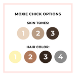 "CURRENTLY READING" MOXIE CHICK NEUTRAL LARGE BOXES - NEW RELEASE