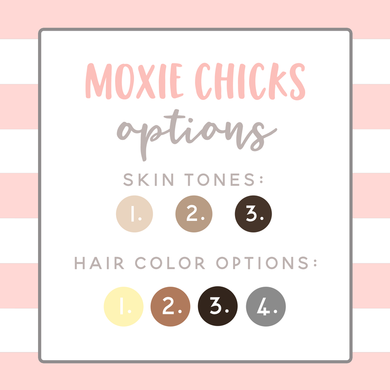 MOXIE CHICK (HAND DRAWN) - NEW RELEASE