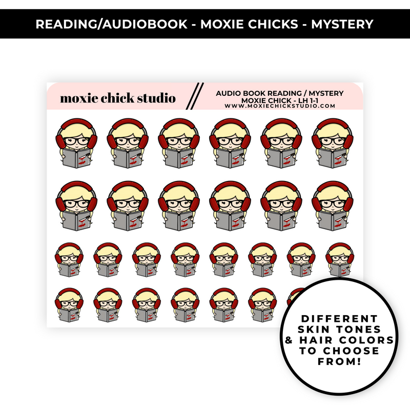 AUDIOBOOK MOXIE CHICK MYSTERY / QUARTER SHEET / NEW RELEASE