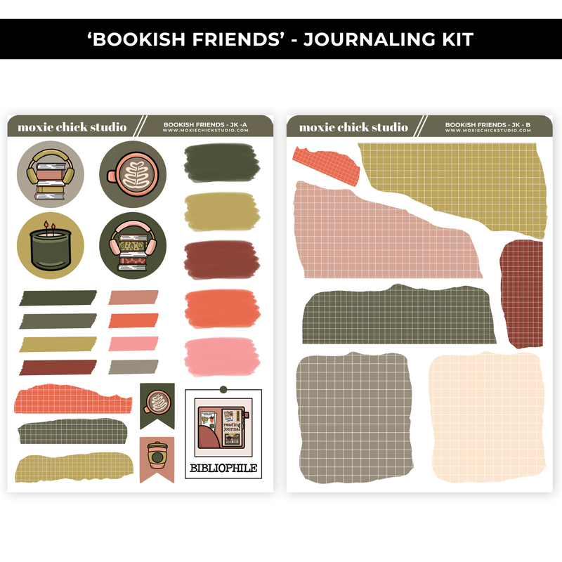 BOOKISH FRIENDS - JOURNALING KIT - NEW RELEASE