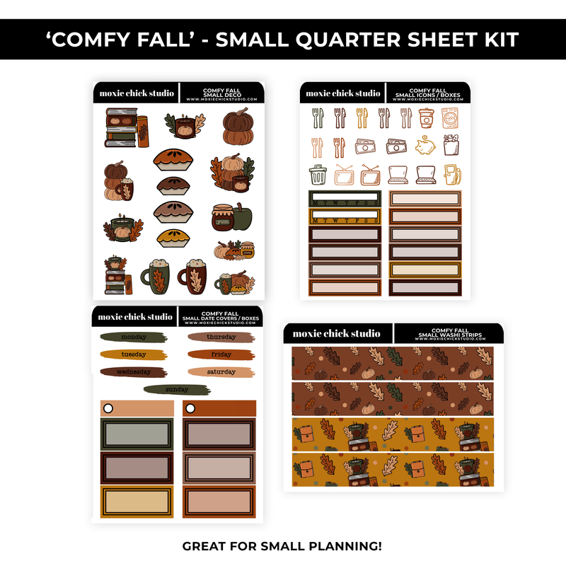 COMFY FALL SMALL QUARTER KIT - NEW RELEASE