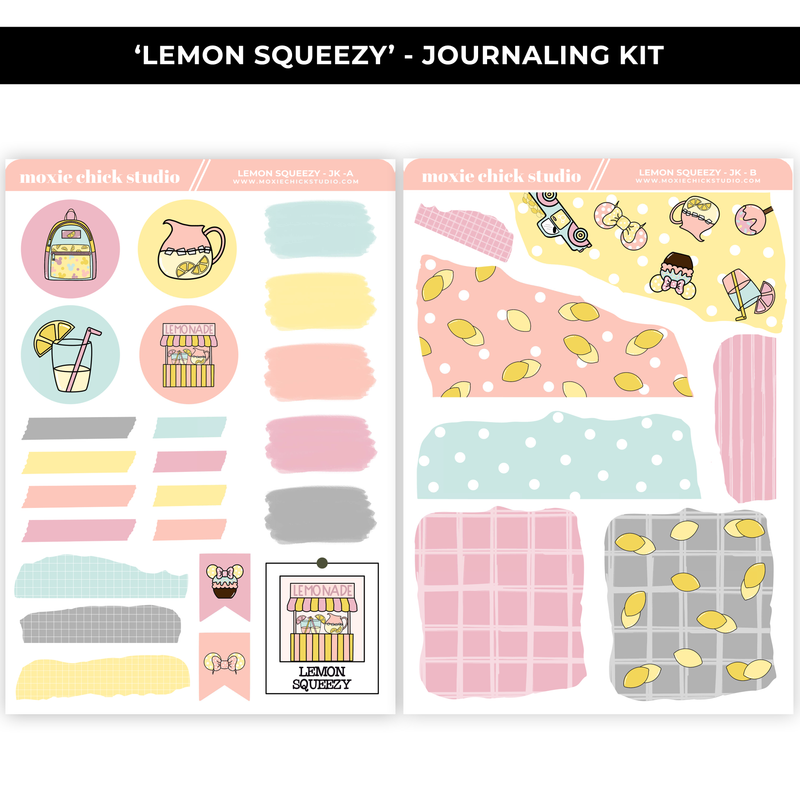 LEMON SQUEEZY - JOURNALING SHEETS - NEW RELEASE