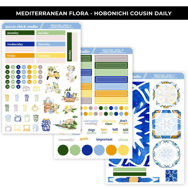 MEDITERRANEAN FLORA 'HOBONICHI COUSIN - DAILY' - NEW RELEASE