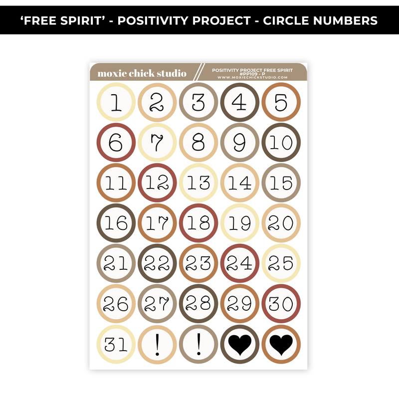 FREE SPIRIT POSITIVITY PROJECT - CIRCLE NUMBERS - NEW RELEASE