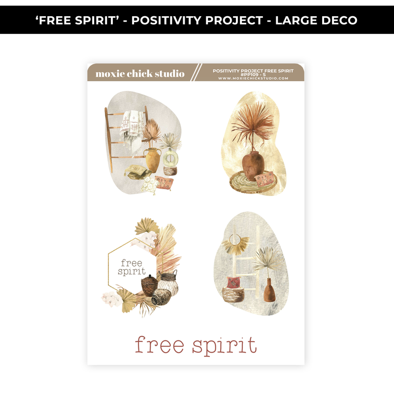 FREE SPIRIT POSITIVITY PROJECT - LARGE DECO - NEW RELEASE