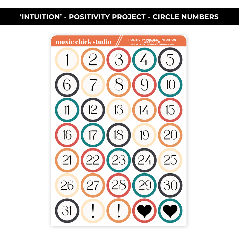 INTUITION POSITIVITY PROJECT - CIRCLE NUMBERS - NEW RELEASE