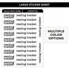 READING TRACKER LARGE WORDS - NEW RELEASE