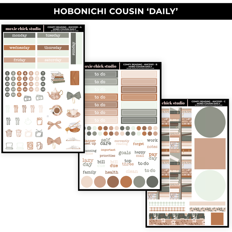 COMFY READING 'HOBONICHI COUSIN - DAILY' - NEW RELEASE