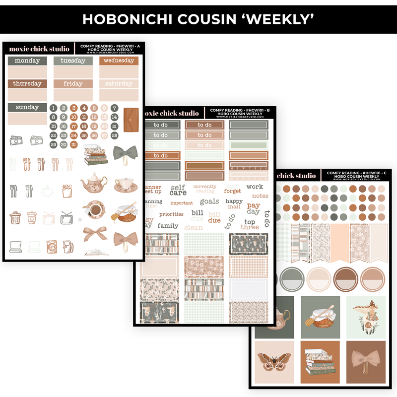 COMFY READING 'HOBONICHI COUSIN - WEEKLY' - NEW RELEASE
