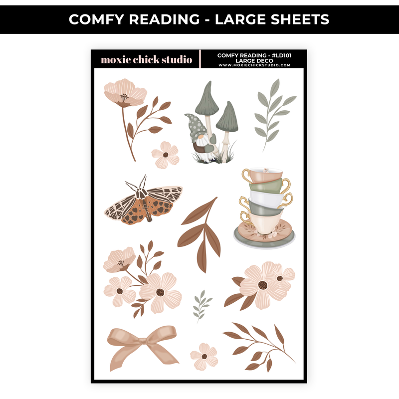 LARGE DECO - COMFY READING - NEW RELEASE