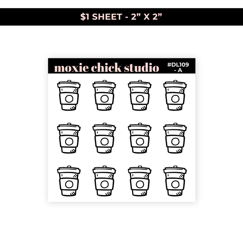 COFFEE - $1 SHEET - NEW RELEASE #DL109-A