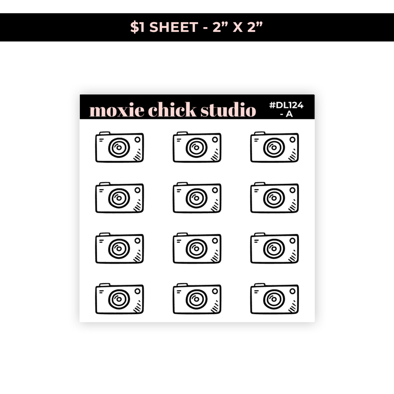 CAMERA / PICTURES - $1 SHEET - NEW RELEASE #DL124-A