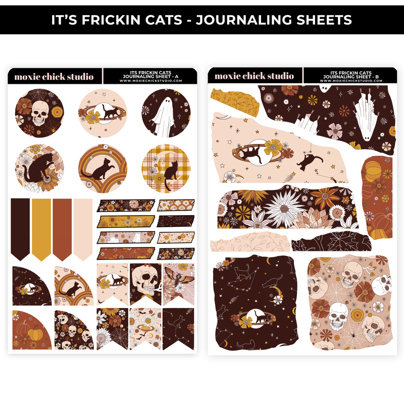 IT'S FRICKIN CATS - JOURNALING SHEETS - NEW RELEASE