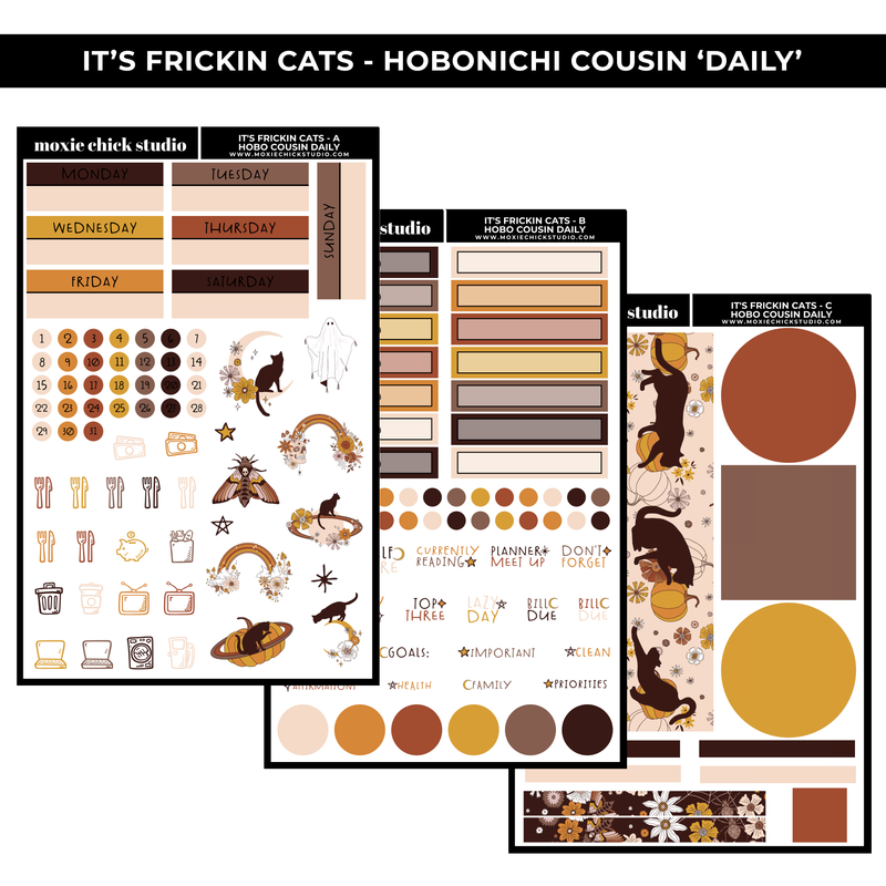 IT'S FRICKIN CATS HOBONICHI COUSIN - DAILY - NEW RELEASE