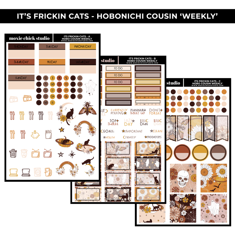 IT'S FRICKIN CATS 'HOBONICHI COUSIN - WEEKLY' - NEW RELEASE