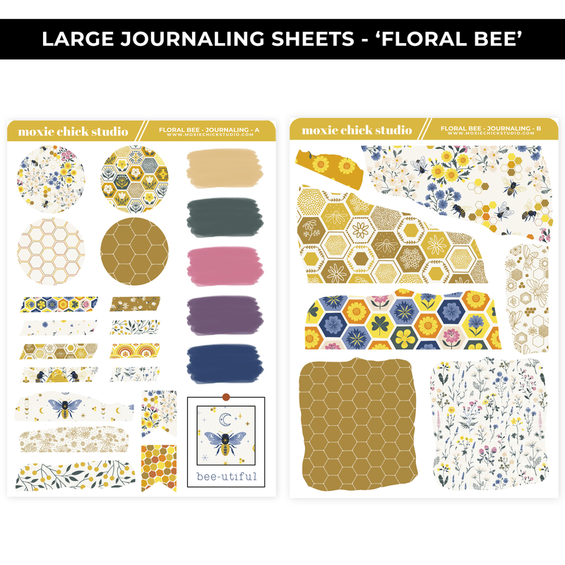 'FLORAL BEE' - JOURNALING KIT - NEW RELEASE
