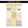 FLORAL BEE 'MUTLPLE SIZES' - NEW RELEASE