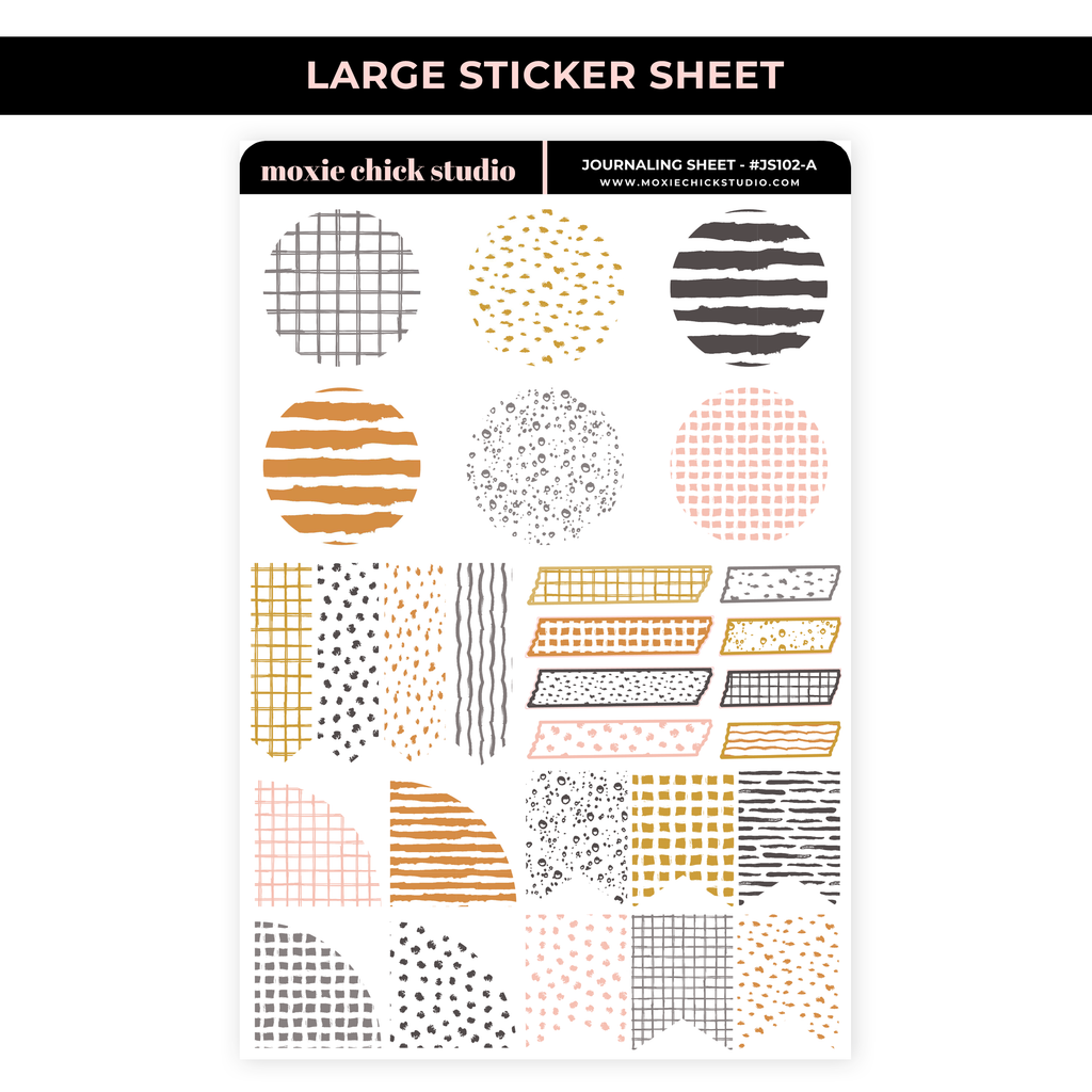 JOURNALING SHEETS / #JS102AB / NEW RELEASE