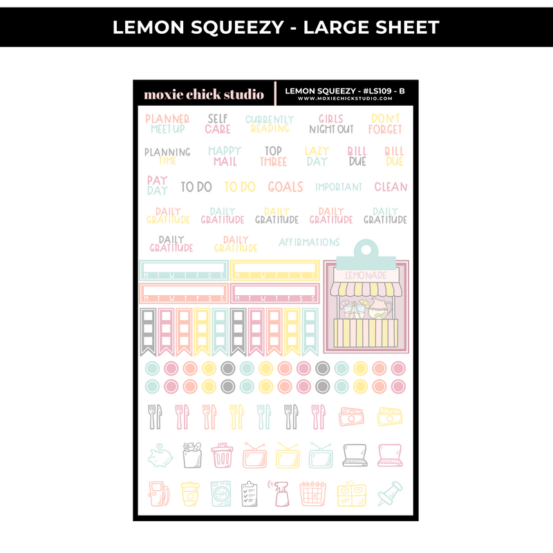 LEMON SQUEEZY (HAND DRAWN) - NEW RELEASE