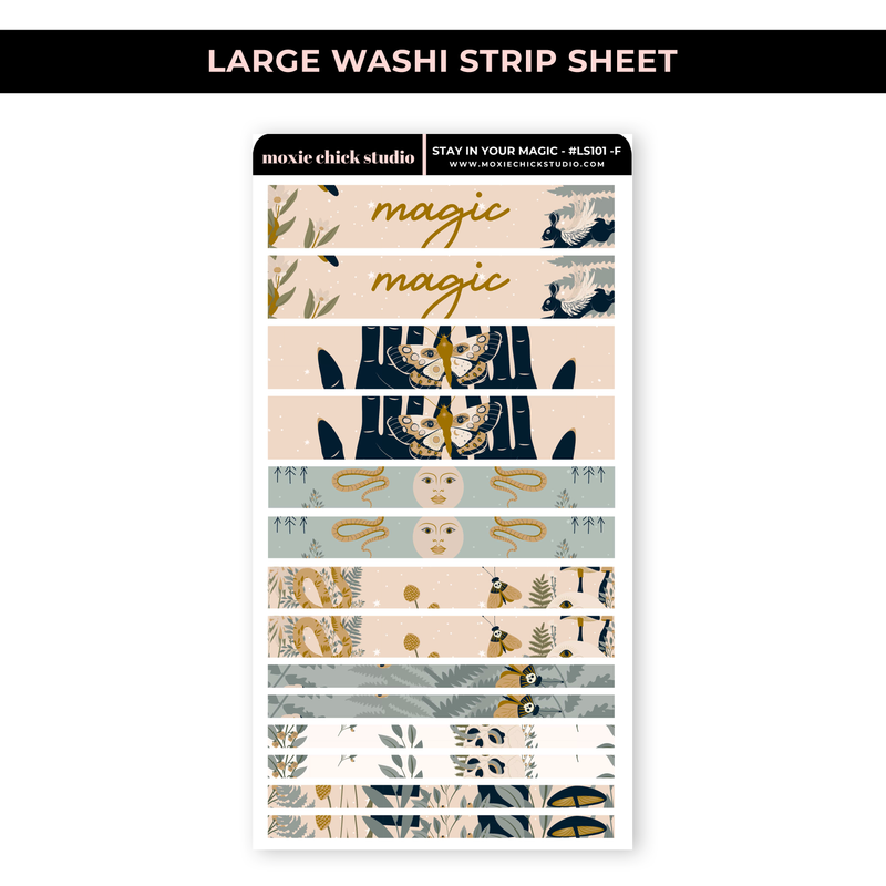 STAY IN YOUR  MAGIC / WASHI SHEET / NEW RELEASE