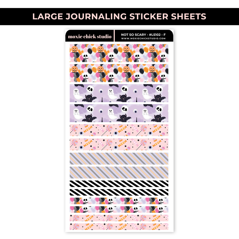 NOT SO SCARY / WASHI SHEET / NEW RELEASE