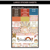 LOVE IS ALL YOU NEED / 5 LARGE SHEETS / NEW RELEASE