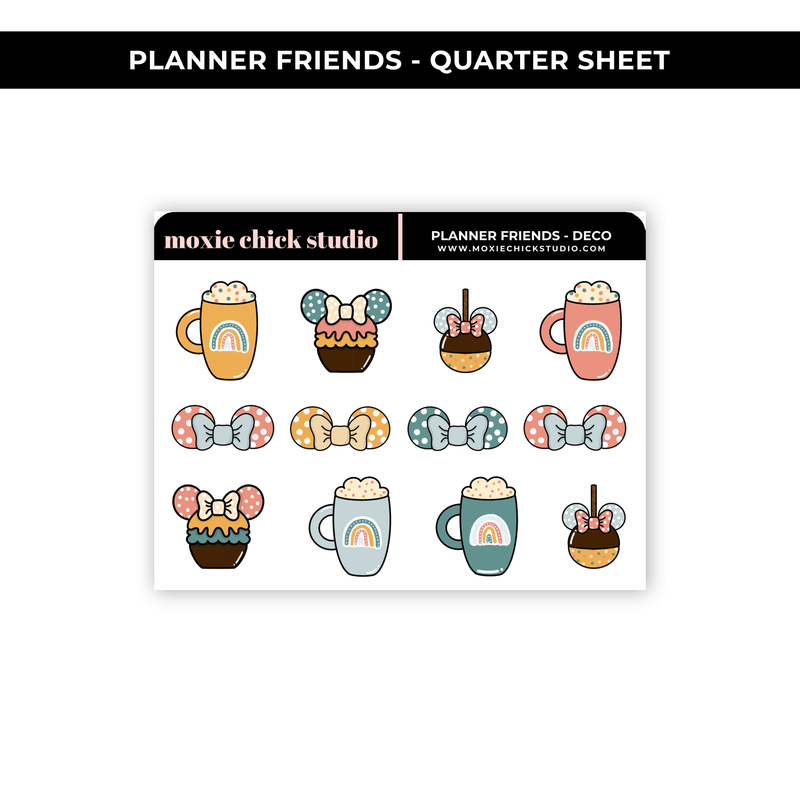 PLANNER FRIENDS - DECO (HAND DRAWN) - NEW RELEASE