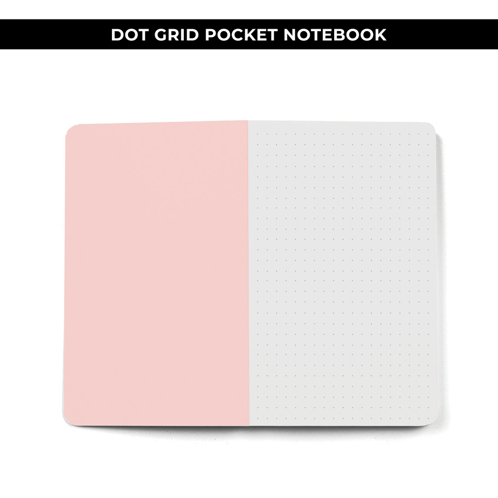 DOT GRID POCKET NOTEBOOK - ONCE YOU BECOME FEARLESS QUOTE / NEW RELEASE