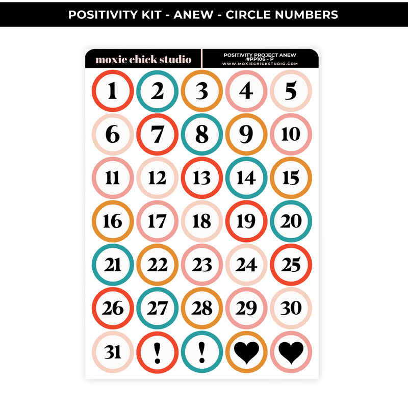ANEW POSITIVITY PROJECT - CIRCLE NUMBERS - NEW RELEASE