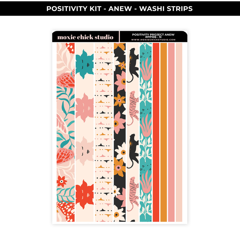 ANEW POSITIVITY PROJECT - WASHI SHEET - NEW RELEASE