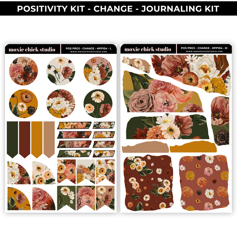 CHANGE POSITIVITY PROJECT - JOURNALING KIT - NEW RELEASE