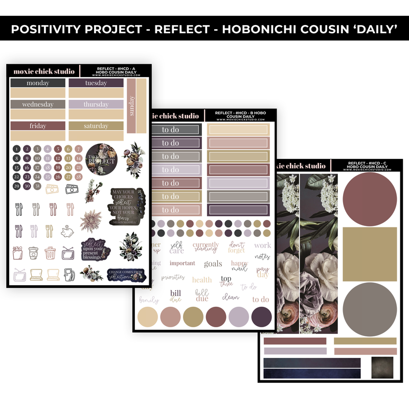 REFLECT 'HOBONICHI COUSIN - DAILY' - POSITIVITY PROJECT KIT - NEW RELEASE