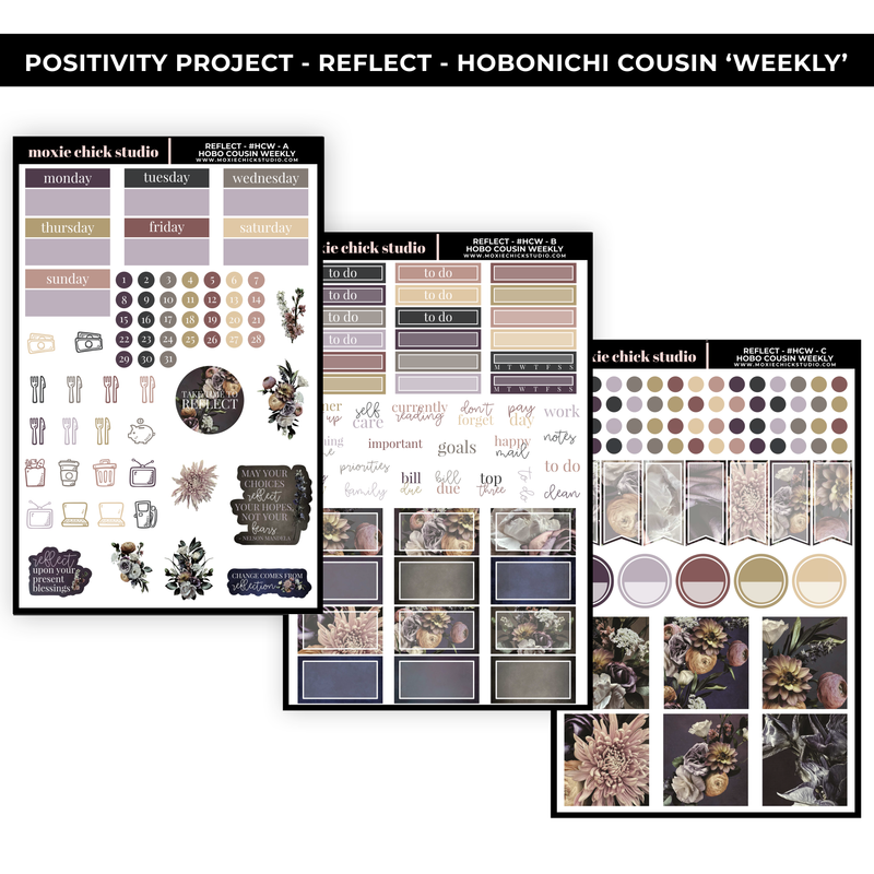 REFLECT 'HOBONICHI COUSIN - WEEKLY' - POSITIVITY PROJECT KIT - NEW RELEASE