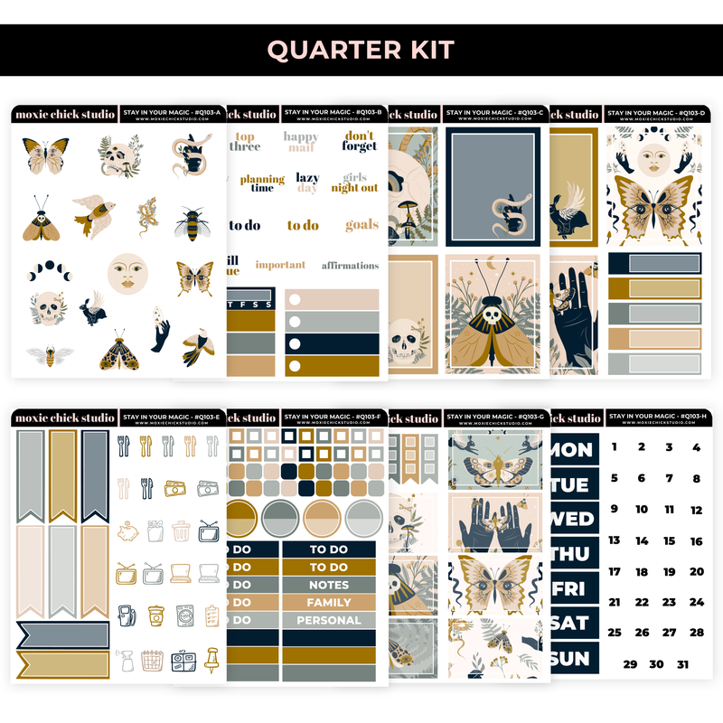 STAY IN YOUR MAGIC - 8 SHEETS QUARTER KIT / NEW RELEASE