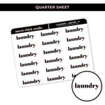 LAUNDRY HIGHLIGHT TEXT #QT109 - NEW RELEASE