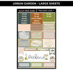 URBAN GARDEN - 5 LARGE SHEETS - NEW RELEASE