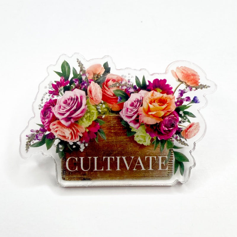 CULTIVATE ACRYLIC PINS